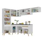 Cozinha Completa De Canto Veneza Gw Multimóveis Mp2052 Com Ar