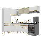 Cozinha Completa De Canto Veneza Gw Multimóveis Mp2052 Com Ar