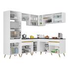 Cozinha Completa De Canto Veneza Gw Multimóveis Mp2064 Com Ar