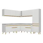 Cozinha Completa De Canto Veneza Gw Multimóveis Mp2067 Com Ar