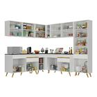 Cozinha Completa De Canto Veneza Gw Multimóveis Mp2067 Com Ar