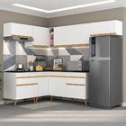 Cozinha Completa De Canto Veneza Gw Multimóveis Mp2069 Com Ar