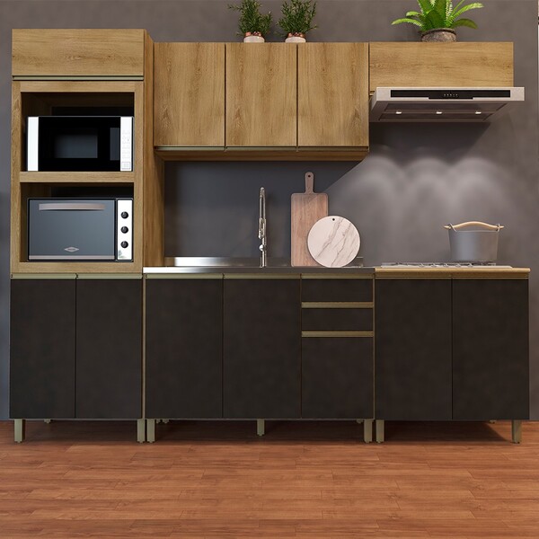 Cozinha Completa Dinamarca 12 Portas 2 Gavetas 6123.134 Chumb