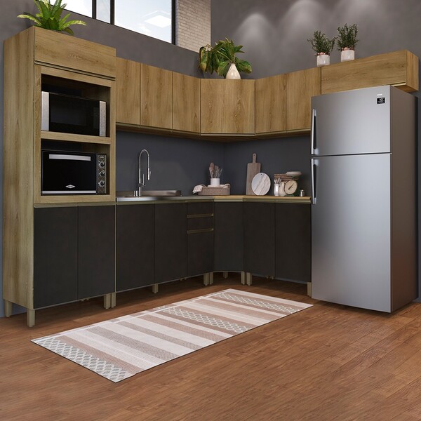 Cozinha Completa Dinamarca 16 Portas 2 Gavetas 6123.139 Casta