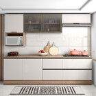 Cozinha Completa Etna 7 Peças Balcão Cooktop Poliman Móveis