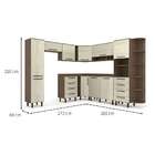 Cozinha Completa Evolution Plus 10 Pt 8 Gv Legno E Crema