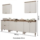 Cozinha Completa Filadélfia 9 Portas 1 Gaveta Branco - Panora