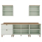 Cozinha Completa Filadélfia 9 Portas 1 Gaveta Menta - Panoram