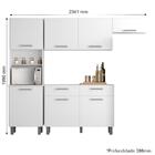 Cozinha Completa Filadélfia Com Armário E Balcão Branco