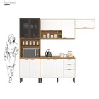 Cozinha Completa Firenze 04 Peças 10 Portas E 02 Gavetas  Ame