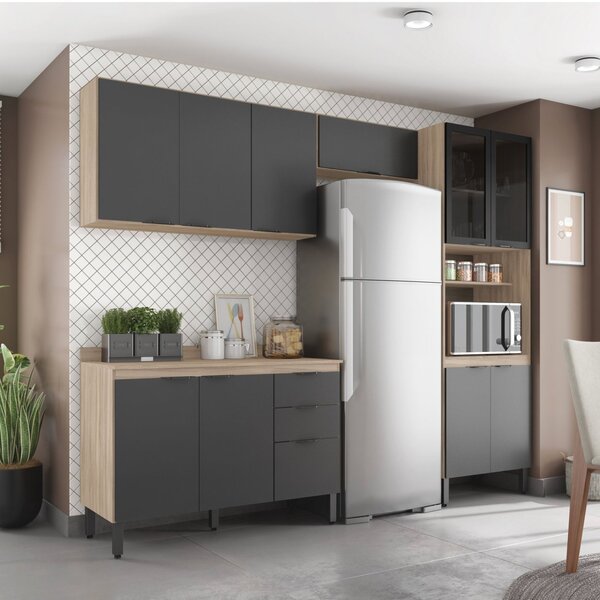 Cozinha Completa Firenze 04 Peças 11 Portas E 02 Gavetas Aven