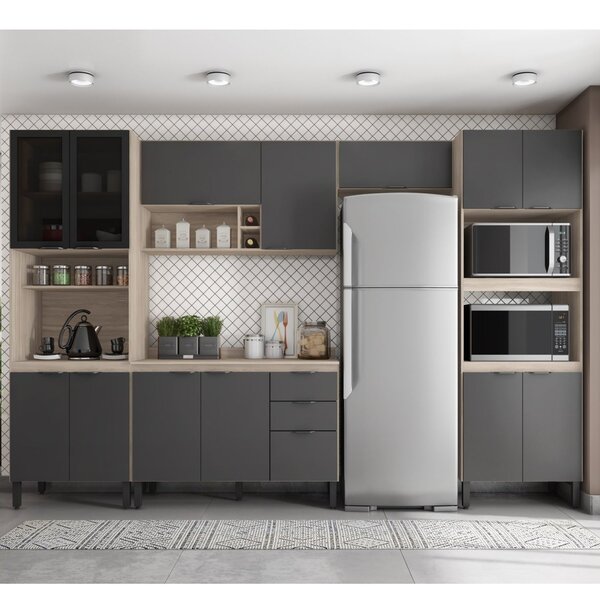 Cozinha Completa Firenze 05 Peças 14 Portas E 02 Gavetas  Ave