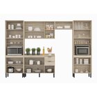 Cozinha Completa Firenze 05 Peças 15 Portas E 02 Gavetas Demó