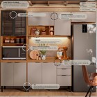 Cozinha Completa Firenze 10 Portas 2 Gavetas Amêndola Touch/n