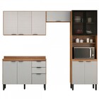 Cozinha Completa Firenze 11 Portas 2 Gavetas Amêndola Touch/n