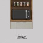 Cozinha Completa Firenze 13 Portas 2 Gavetas Amêndola Touch/n