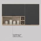 Cozinha Completa Firenze 13 Portas 2 Gavetas Avena Touch/graf