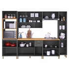 Cozinha Completa Firenze 16 Portas 2 Gavetas Com Vidro 6171.1