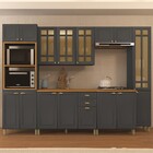 Cozinha Completa Firenze 16 Portas 2 Gavetas Com Vidro 6171.1