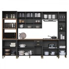 Cozinha Completa Firenze 16 Portas 2 Gavetas Com Vidro 6171.1