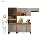 Cozinha Completa Firenze 4 Peças 10 Portas 2 Gavetas Amendola