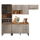 Cozinha Completa Firenze 4 Peças 10 Portas 2 Gavetas Amendola