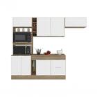 Cozinha Completa Flex 7pts 2gvs Grifo Carvalho Oak/branco