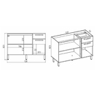 Cozinha Completa Gabi 4 Peças Branca