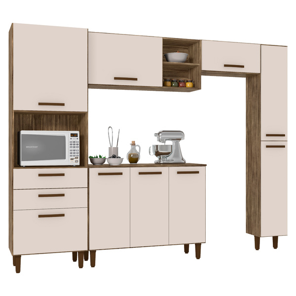 Cozinha Completa Gênova Teka Champagne Clique Chique