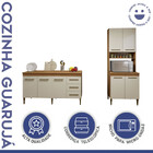Cozinha Completa Guarujá 7 Portas 3 Gavetas Kaiki Móveis