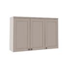 Cozinha Completa Iluminata 12 Portas 3 Gavetas 100% Mdf Branc