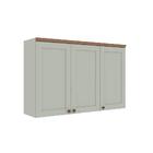 Cozinha Completa Iluminata 12 Portas 3 Gavetas 100% Mdf Mint/