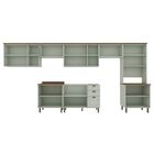 Cozinha Completa Iluminata 14 Portas 3 Gavetas 100% Mdf Com V