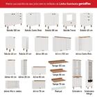 Cozinha Completa Iluminata 7 Portas 5 Gavetas Branco/ébano -