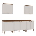 Cozinha Completa Iluminata 9 Portas 1 Gaveta Branco/ébano - G