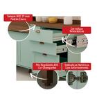 Cozinha Completa Iluminata 9 Portas 3 Gavetas 100% Mdf Com Vi