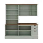 Cozinha Completa Iluminata 9 Portas 3 Gavetas 100% Mdf Com Vi