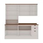 Cozinha Completa Iluminata 9 Portas 3 Gavetas 100% Mdf Com Vi