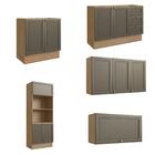 Cozinha Completa Jatobá 11 Portas 3 Gavetas Montana/bronze -