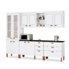 Cozinha Completa Juliete 7 Peças 10 Portas 6 Gavetas Tuboarte