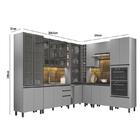 Cozinha Completa Ketlin 12 Peças Com Cristaleira E Adega - Mó