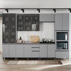 Cozinha Completa Ketlin 6 Peças Com Cristaleira - Móveis Henn