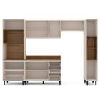 Cozinha Completa Koya 10 Portas 4 Gavetas 40250043 Creme - Po