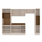 Cozinha Completa Koya 10 Portas 4 Gavetas Branco/creme - Poli