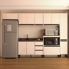Cozinha Completa Koya 12 Portas 3 Gavetas 40250032 Creme - Po