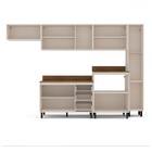 Cozinha Completa Koya 12 Portas 3 Gavetas 40250044 Creme - Po