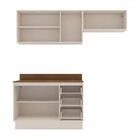 Cozinha Completa Koya 6 Portas 3 Gavetas Branco/creme - Polit