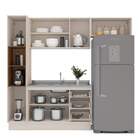 Cozinha Completa Koya 8 Portas 3 Gavetas Branco/creme - Polit