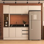 Cozinha Completa Koya 8 Portas 3 Gavetas Branco/creme - Polit