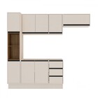 Cozinha Completa Koya 8 Portas 3 Gavetas Branco/creme - Polit
